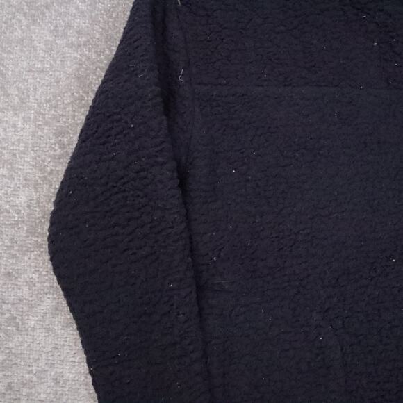 Womens Tommy Hilfiger Jeans High Pile Logo Small Blue Long Sleeve 1/4 Zip Jacket - Picture 6 of 10